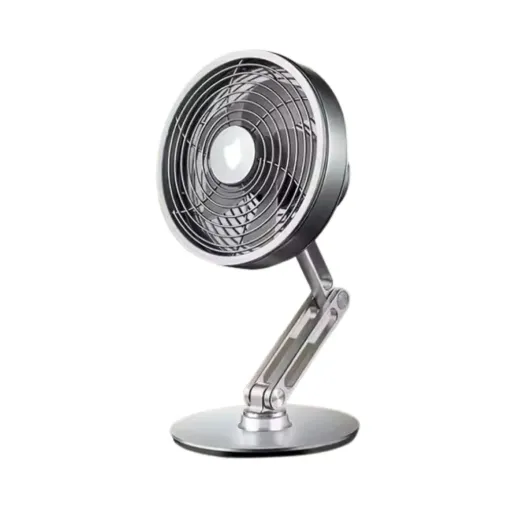 Remax RS-ZF10 25cm Metal Rotary Fan 2200mAh - Silver