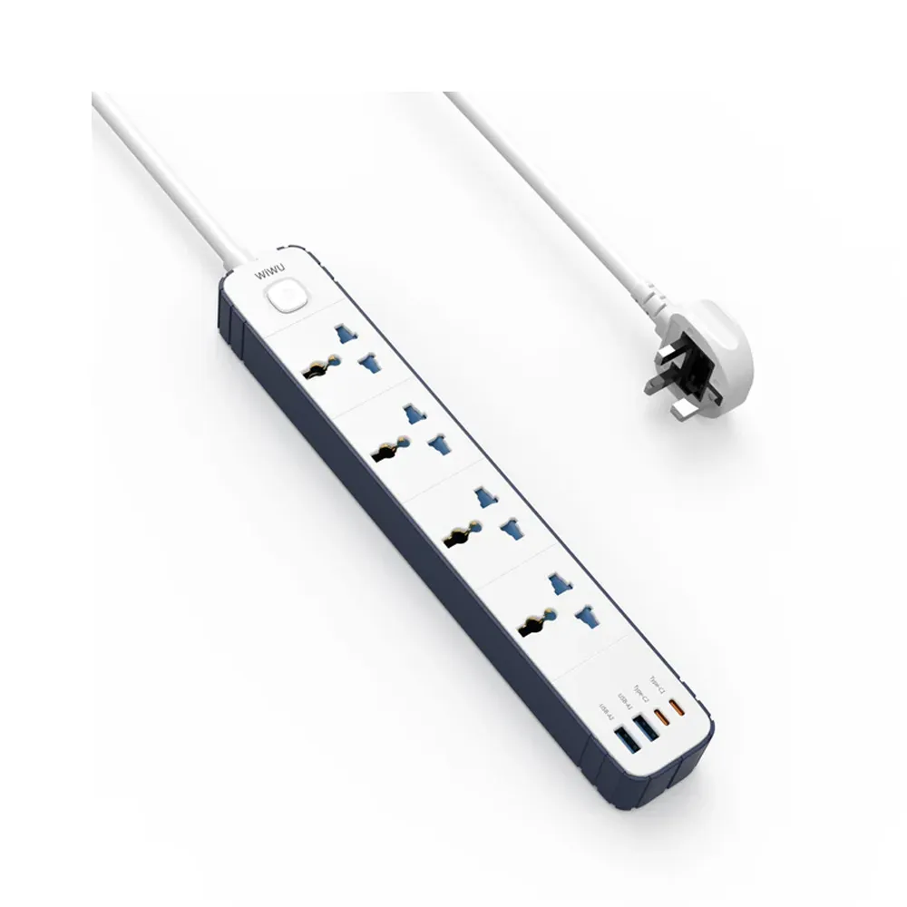 [Wi-S007] WiWU PS422 20W GaN 8 in 1 Compact Charging Power Strip