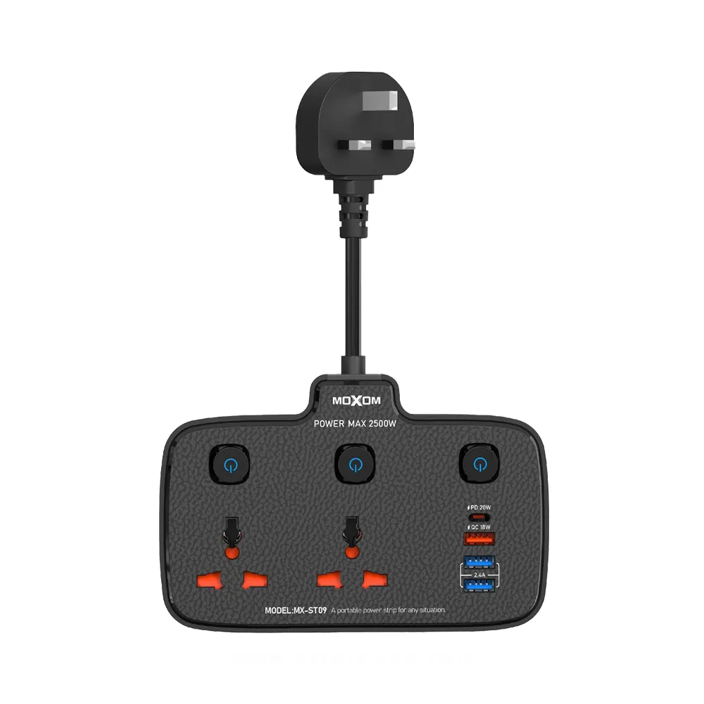 MOXOM HOME & TRAVEL POWER STRIP MX-ST09