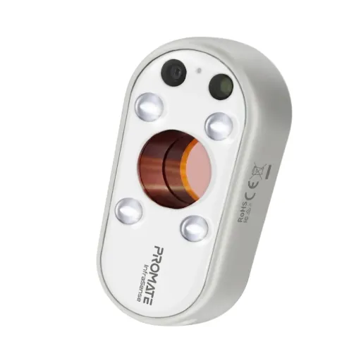 Promate InfraSense Portable Anti-Peep IR Camera Detector with Trigger Alarm & Flashlight