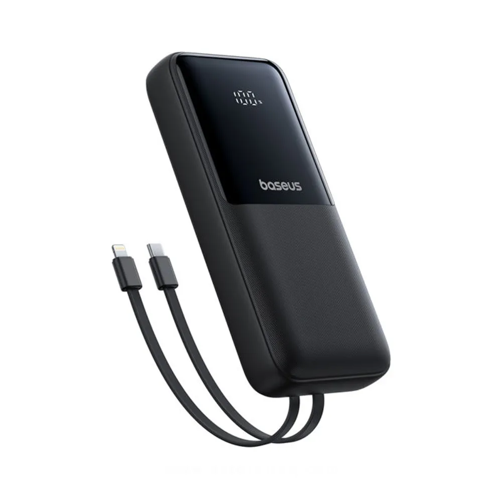 Baseus Lipow 20,000mAh 22.5W Dual-Cable Power Bank with Digital Display