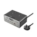 Promate 10-in-1 Charging Station with AC, USB-C, and USB Ports – PowerBrix-160