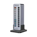 Promate GegaTower-60W 14-in-1 Multiport 60W USB-C-Gray