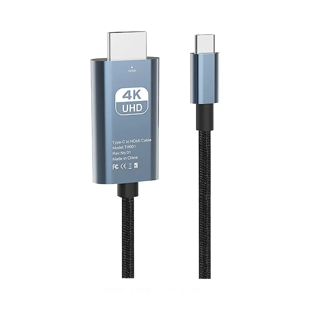 [DX1017] Denx 4K Type-C to HDMI Cable – 2M – Supports 4K@30Hz