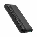 RAVPower 20W 10,000mAh Power Bank – 2x USB-C Ports & 1x USB Port – Black