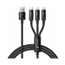 Mcdodo 3in1 USB to USB-C /Lightning /Micro USB Cable, 3.5A, 1.2m