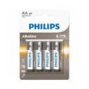 PHILIPS Battery AA ALkaline - 4 units