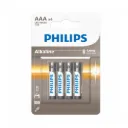 PHILIPS Battery AAA ALkaline -4 units