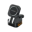 Porodo 25W 3-in-1 Pocket-Sized Folding Wireless Charger - Black