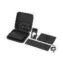 Porodo 6-In-1 Keyboard & Mouse Set Magnetic Cable, Phone Stand & Travel Case