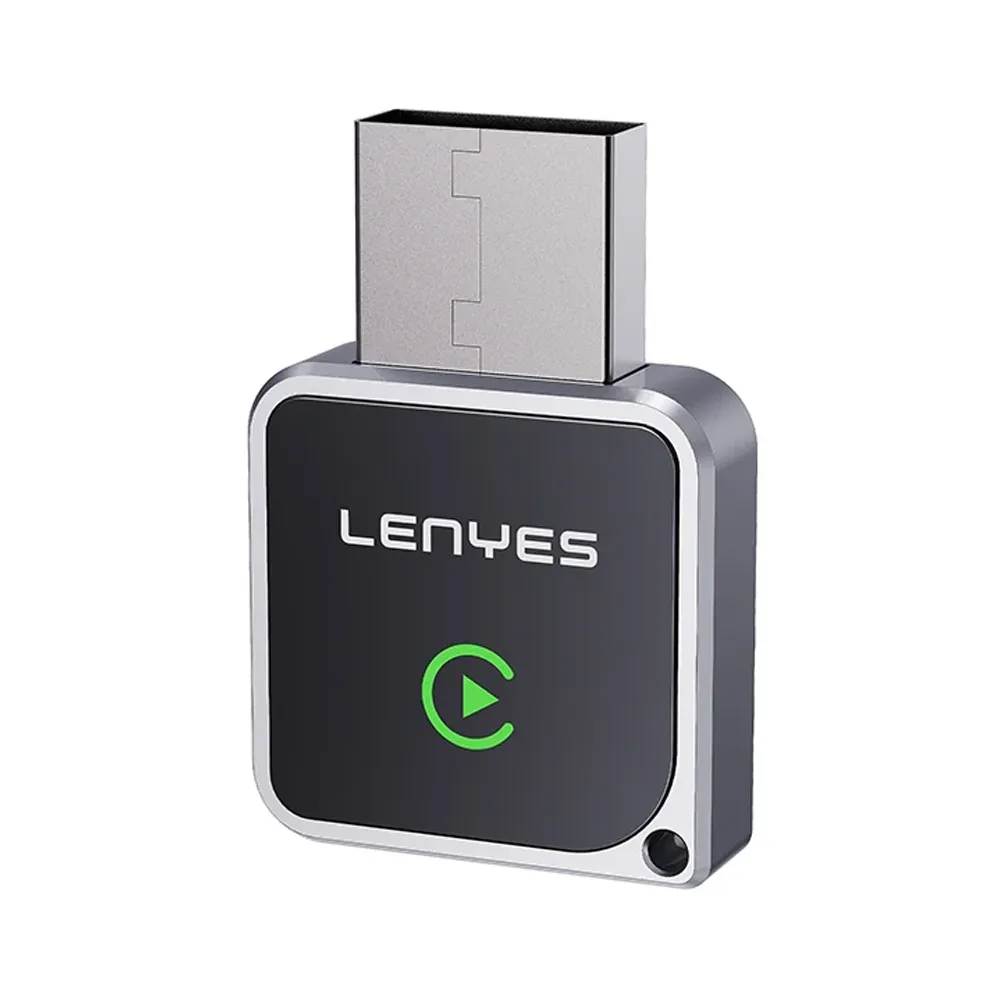 Lenyes LCP06 Android Auto Supported CarPlay USB Bluetooth 5.3 Wireless Transmitter Adapter