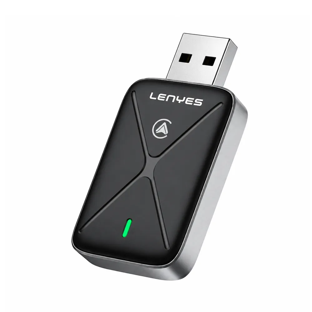 Lenyes LCP01 Android Auto Supported CarPlay USB Bluetooth 5.0 Wireless Transmitter Adapter