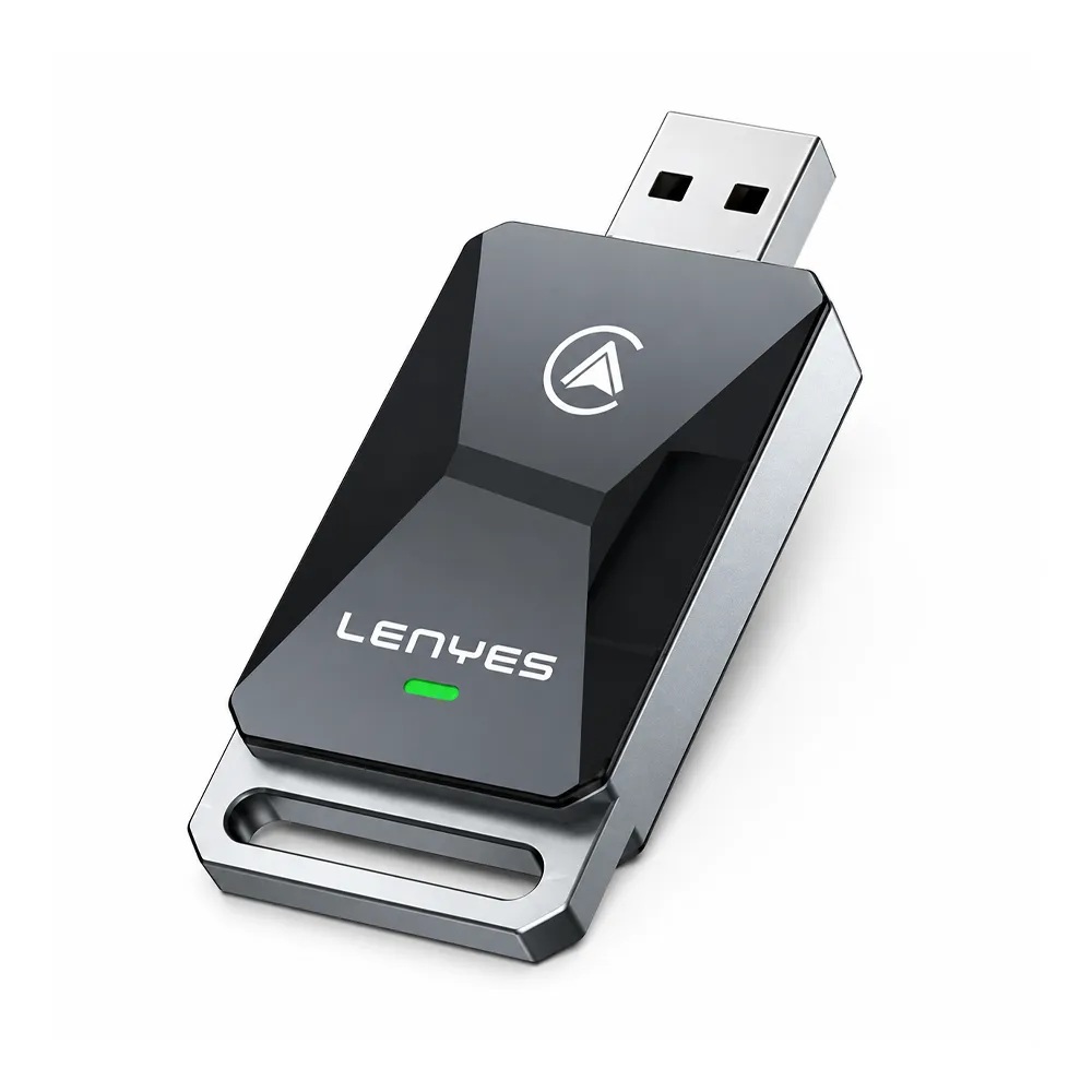 Lenyes LCP02 Android Auto Supported CarPlay USB Bluetooth 5.0 Wireless Transmitter Adapter
