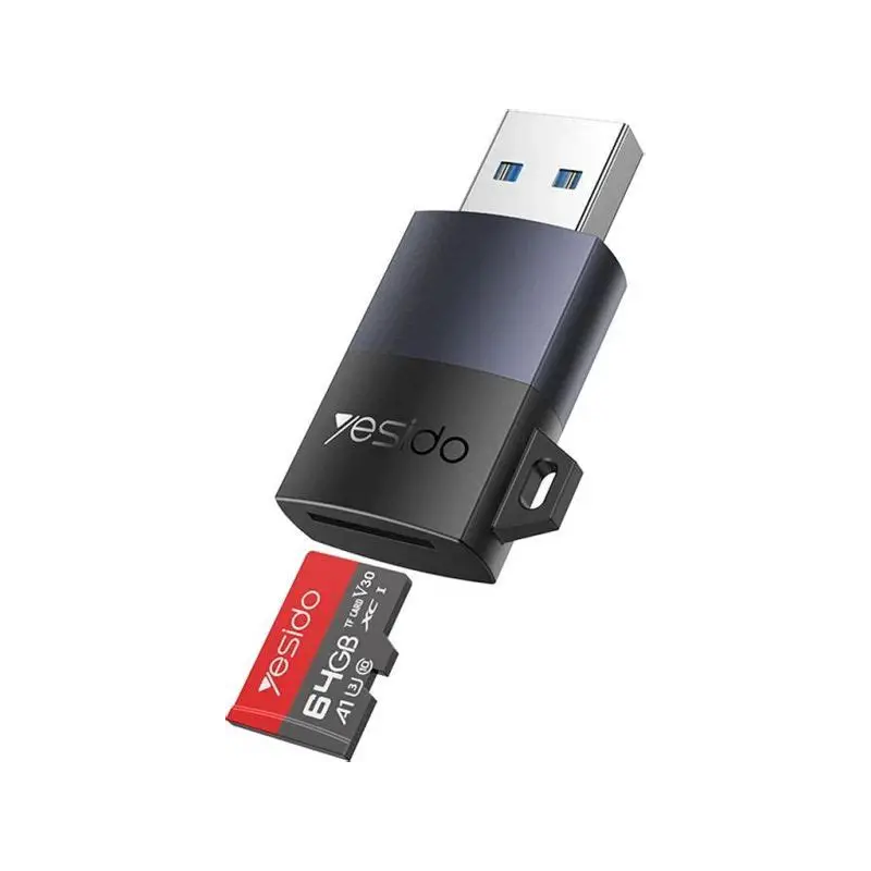 Yesido GS36 Card Reader, microSD, Black