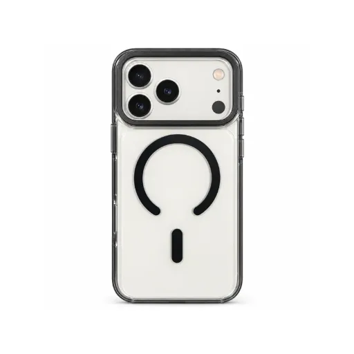 Case SHEFANGE MagSafe IP 18 PM with Camera Frame - QY011 (Black)