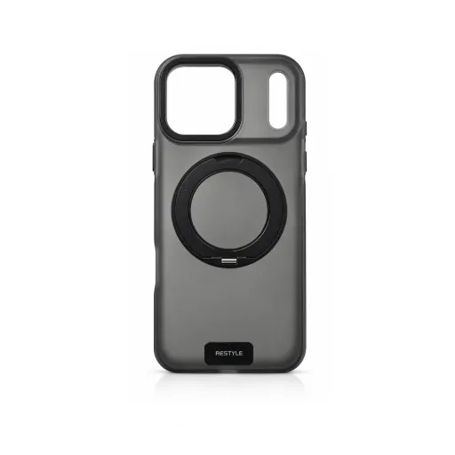 Case RESTYLE Matte with Stand ip 18 pm - PRA014 (Black)
