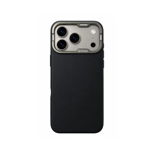 IPEFET Leather Case with Camera Frame - IPE41 (Black)