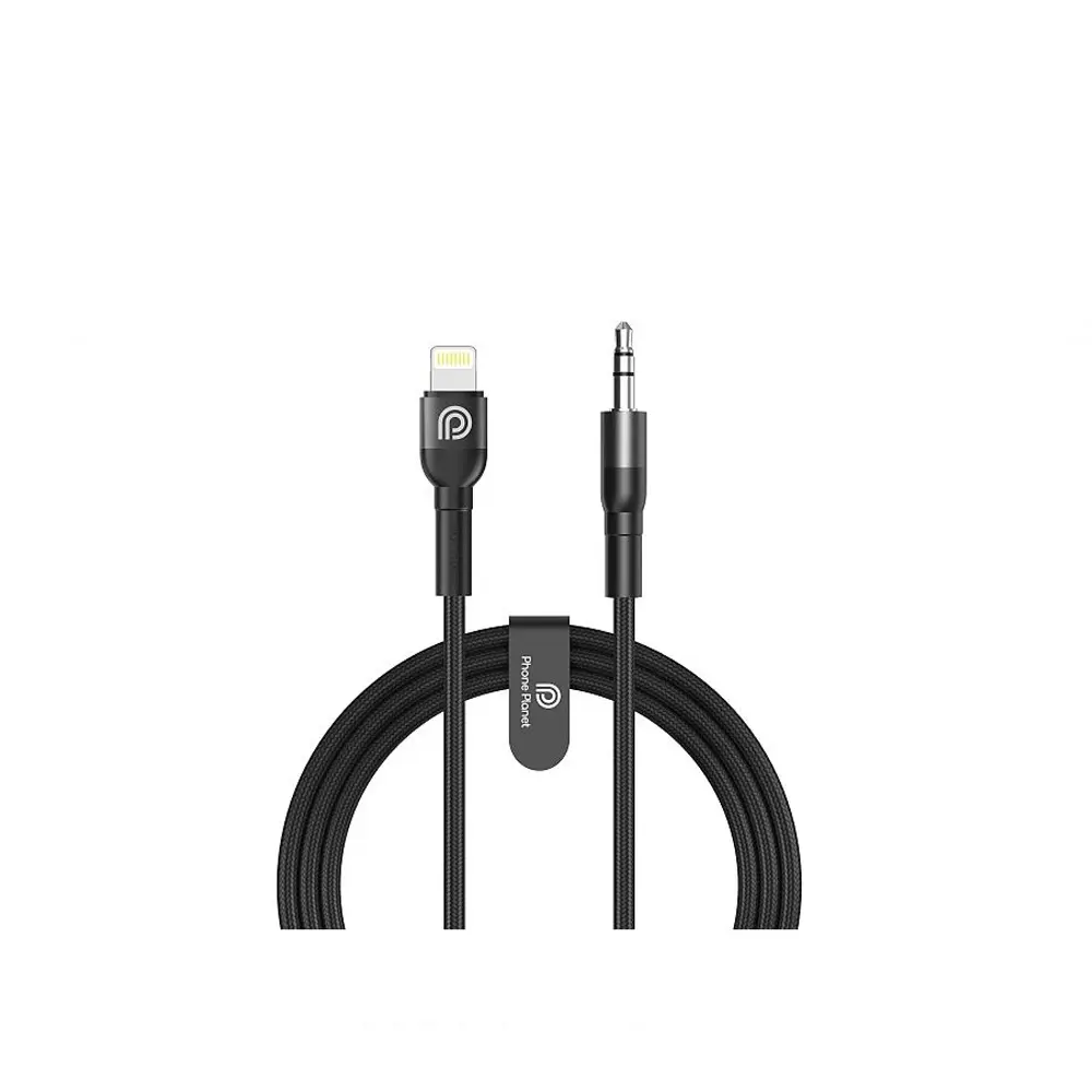 [PP-AUXL-120-BK] Phone Planet Lightning - AUX Audio Cable 1.2m