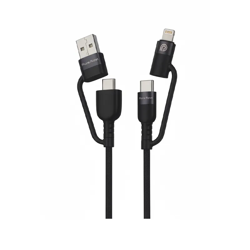 Phone planet 4 IN 1 FAST CABLE 60W -BLACK