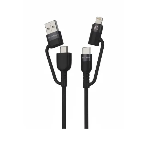 [Cl018] Phone planet 4 IN 1 FAST CABLE 60W -BLACK