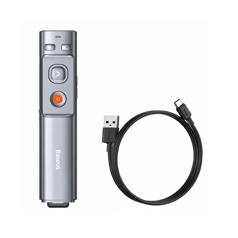 Baseus Wireless Presenter (Red Laser) with Charging Port