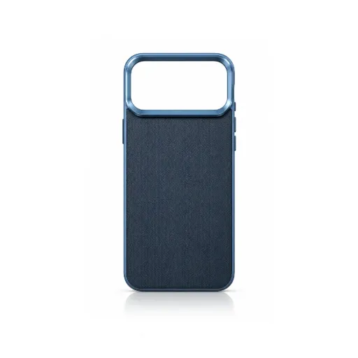 BIGC MagSafe Fabric Case for iP 18 Pro Max - Open-Side Design (Blue)