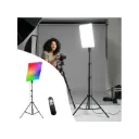 Plokama Live P19 Pro RGB & LED 3200k-6500k Fill light with Stand