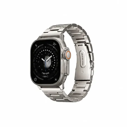 UNIQ Osta Stainless Steel Apple Watch Strap Silver