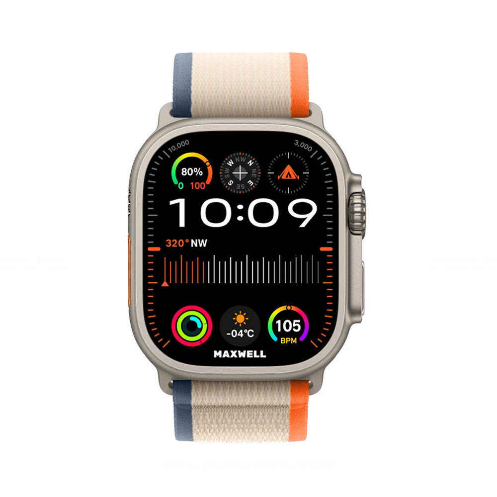 MAXWELL MW Smart Watch ultra 2 with dual strap