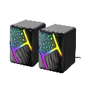 سماعات هافيت ستيريو  HV-SK763 USB RGB - باللون الأسود