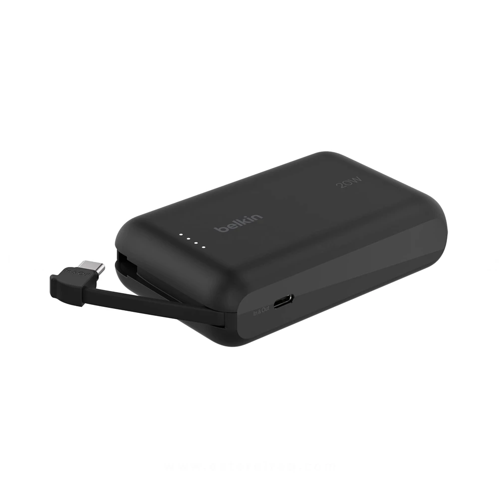 [BPB021hqBK] Belkin BoostFast Charge USB-C 10,000mAh Power Bank (Black)