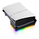 موزع USB وحامل أفقي لجهاز PS5 Slim مع إضاءة RGB