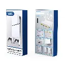 PS5 Slim Console Metal Wall Mount with Controller Mounts