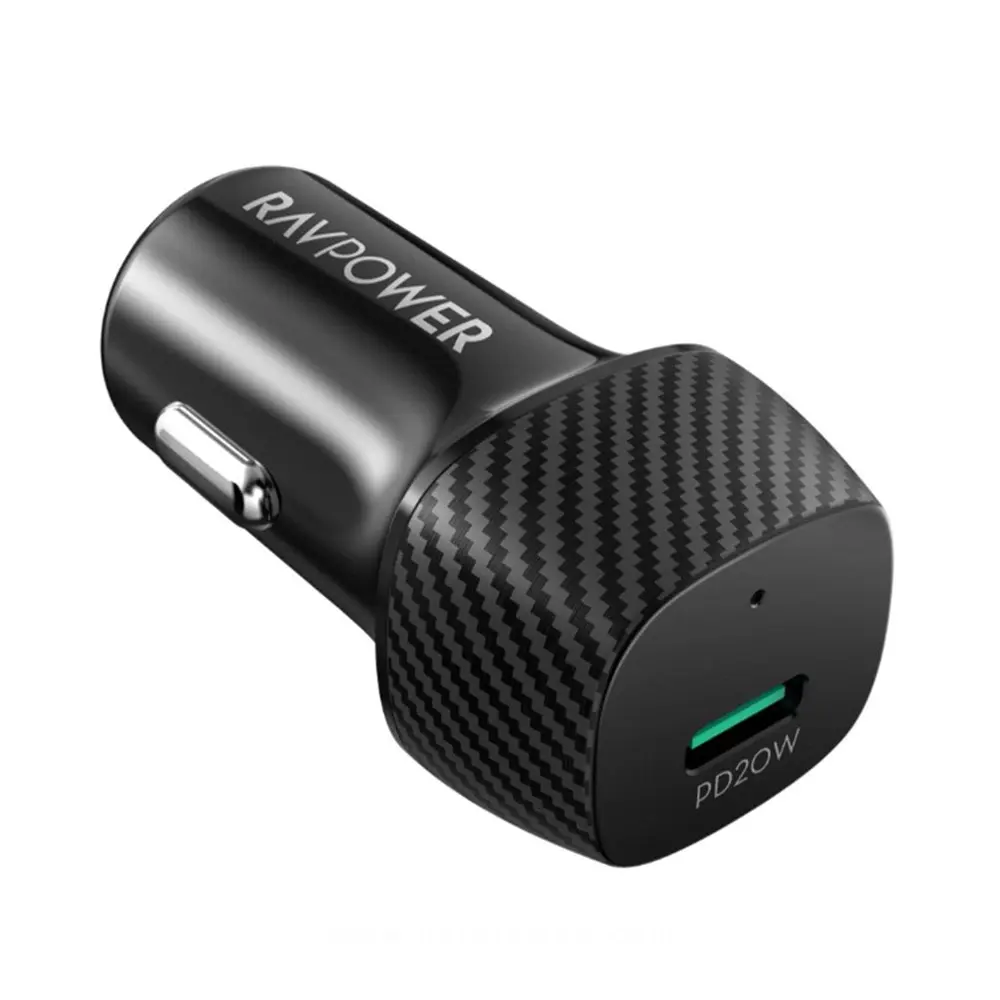 [191280048599] Ravpower 20W USB-C Car Charger, RP-VC1017
