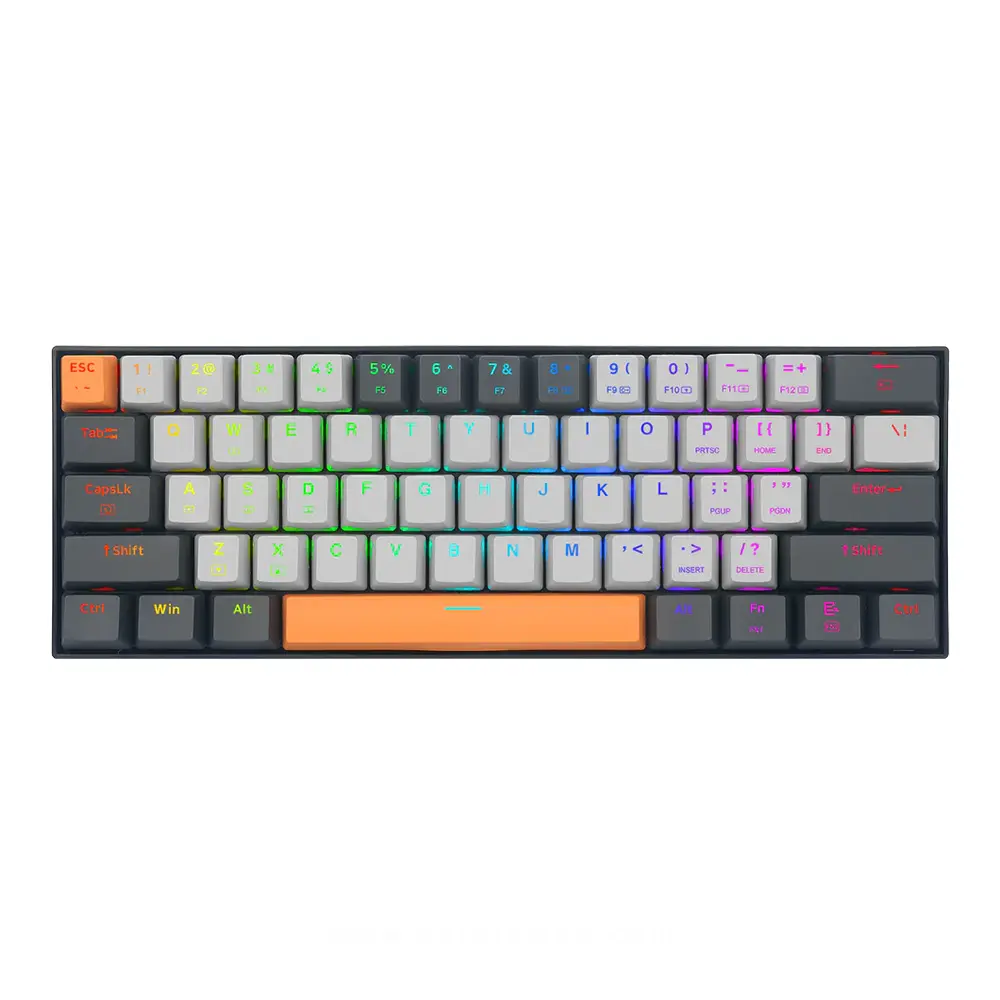 Redragon CARAXES x1.2 Enhance Keycap 60% Wire Mechanical Keyboard K644GG