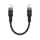 كيبل بورودو مجدول USB-C إلى Lightning موديل PD-CBL0015-BK