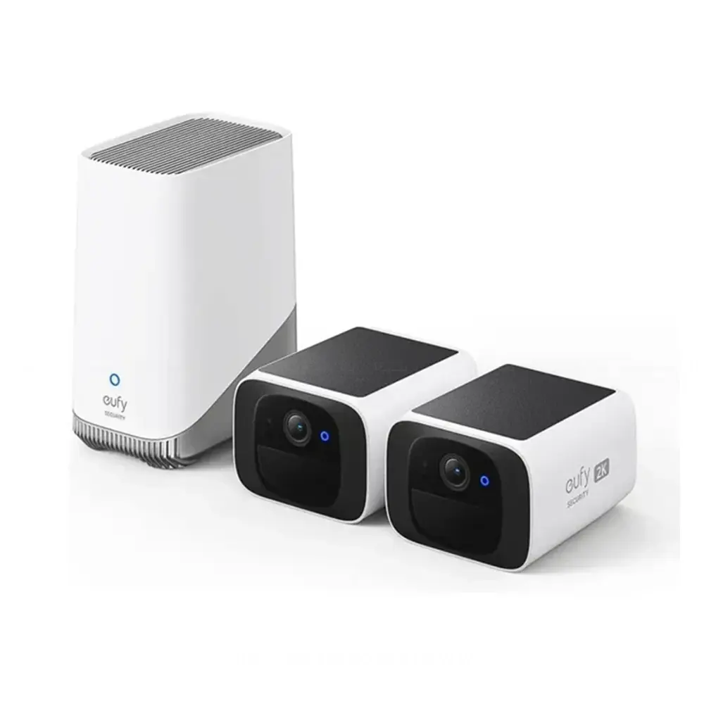 كاميرتان مراقبة أنكر يوفي SoloCam S220 مع وحدة Homebase 3