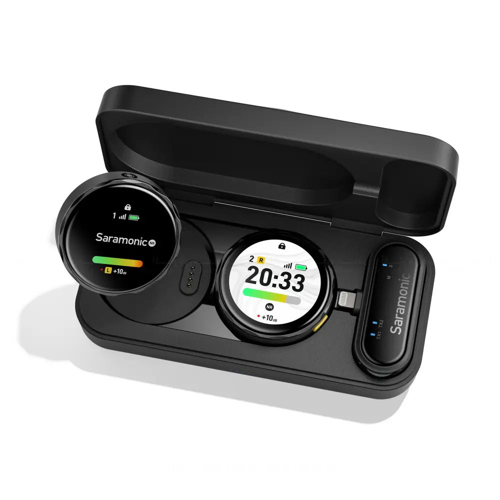 Saramonic Blink Me U2 Wireless Mic with/ Custom Recording Transmitters & USB-C + Lightning Receivers