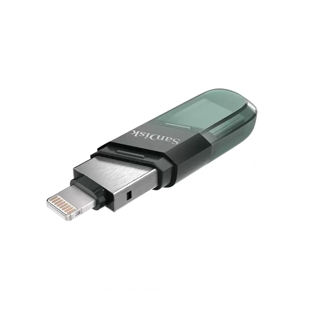 فلاش سانديسك iXpand فلب بمنفذ لايتنينغ (128GB)