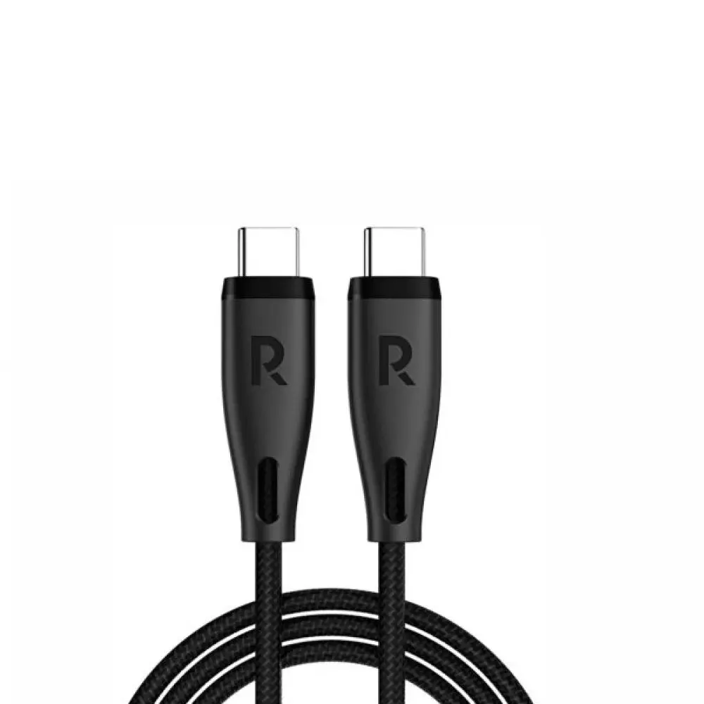[191280045840] RavPower RP-CB1037 1.2m 60W USB-C to C Braided Cable