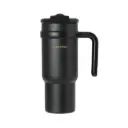 LePresso Coffee Mug with Stainless Straw 900ml - Black