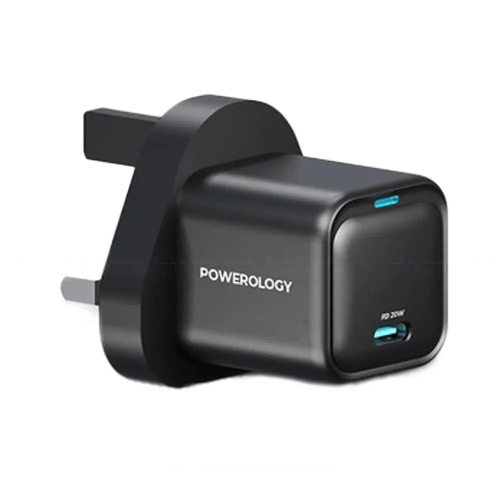 Powerology 20W Single C Port PD Charger UK
