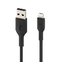Belkin Boost Charge Lightning to USB-A Cable 2pK Black