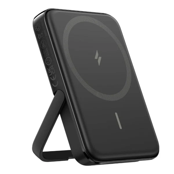 بطارية انكر MagGo بسعة 5000mAh – بقوة 7.5 واط – تصميم نحيف مع حامل قابل للطي