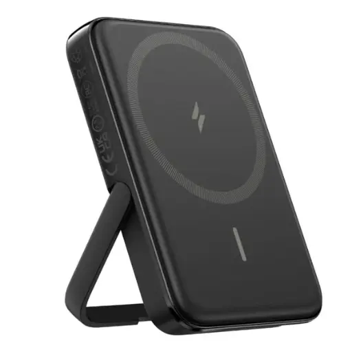 بطارية انكر MagGo بسعة 5000mAh – بقوة 7.5 واط – تصميم نحيف مع حامل قابل للطي