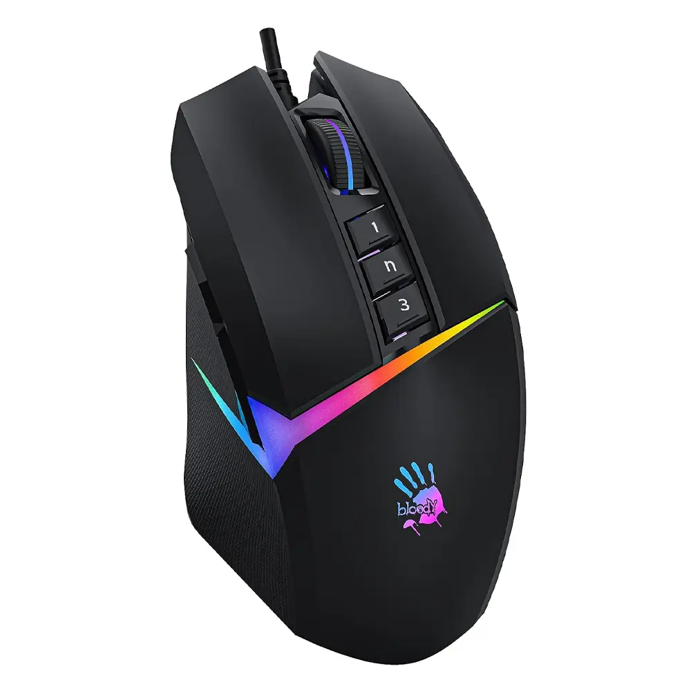 Bloody W60 Max Activated Gaming Mouse (Black)