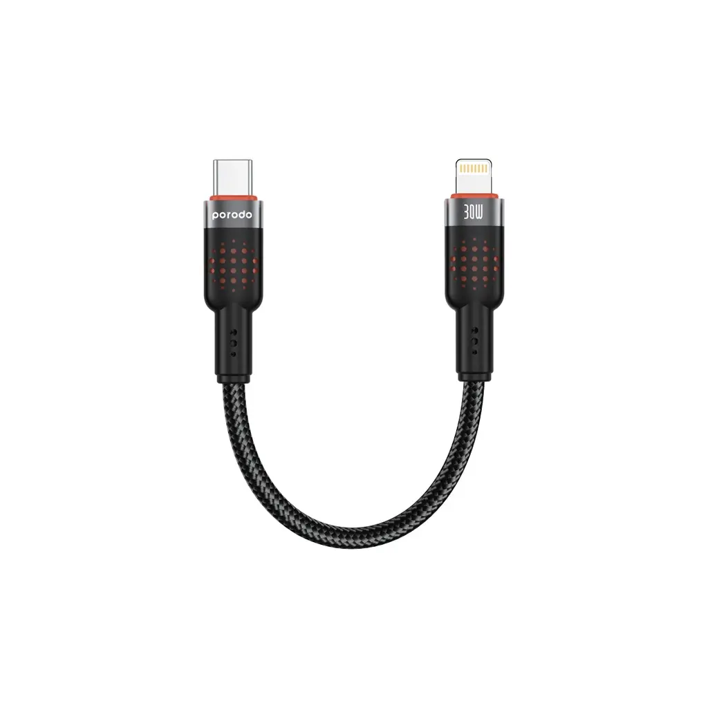 Acefast Cable C7-03 USB-C To USB-C 100W Zinc Alloy Display 1.2M Black 