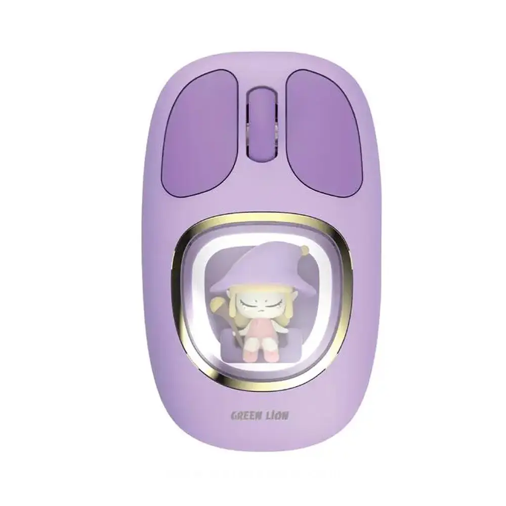 Green Lion Moosh Wireless Mouse (Purple)