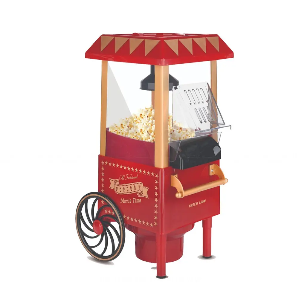 Green Lion Vintage Pop Corn Maker 1200W 270mL - GNVNTPOPMRRD