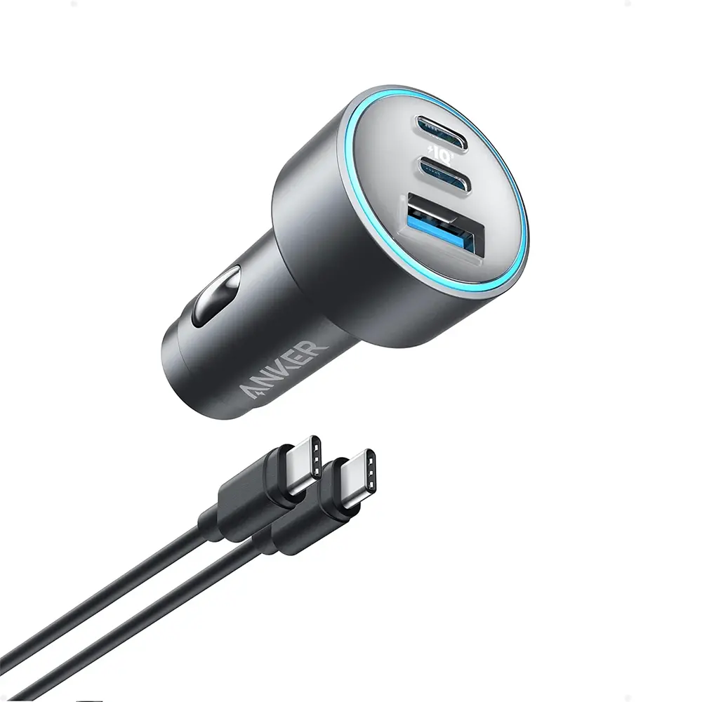 [194644185381] شاحن سيارة انكر 335 بمنفذ USB-C – قدرة 67 واط – 3 منافذ – الموديل B2736H